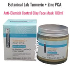 Botanical Lab Turmeric + Zinc PCA Anti-Blemish Control Clay Face Mask 100ml