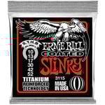 Ernie Ball Skinny Top Heavy Bottom Slinky Coated Titanium RPS 10-52