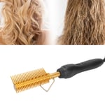 (AU Plug)Electric Heating Comb WetDry Straightening Curling Hot Brush Hair GFL