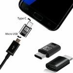 For Samsung Micro USB To Type-C Converter Charging Adapter For Galaxy Phones