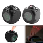 LED Projector Alarm Clock Digital Clock Projector On Ceiling With Voice
