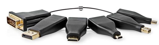 Nedis Multi HDMI til DP/DVI/mDP/USB-C adapter