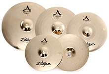 Zildjian A Custom Series Cymbal Box Set - 14 Inch Hi-Hats, 16 Inch/18 Inch Crash, 20 Inch Medium Ride