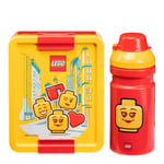 Lego - Lunsjsett ikonisk jente rød/gul