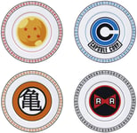 OFFICIAL DRAGON BALL DRAGONBALL Z EMBLEM SET OF 4 PLATES NEW IN GIFT BOX