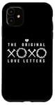 Coque pour iPhone 11 Les lettres d'amour originales XOXO Christian He Is Risen Faith