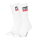 Levis Strumpor 2P Sport Regular Cut Sock Vit Strl 39/42