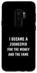 Coque pour Galaxy S9+ Gardien de zookeeper, zoologie hilarante