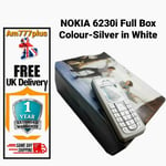 New Nokia 6230i-32MB-Silver (Unlocked) Mobile Phone Box with warranty included