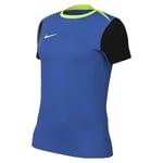 Nike W NK DF Acdpr24 SS Top K Haut à Manches Courtes, Bleu Roi/Volt/Black/Blanc, XS Femme