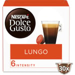 Café Capsules Compatible Dolce Gusto Lungo Intensité 6 Nescafe Dolce Gusto - La Boîte De 30 Capsules