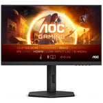 AOC Gaming 24G4XE - G4 Series - écran LED - jeux - 24" (23.8" visualisable) - 1920 x 1080 Full HD (1080p) @ 180 Hz - Fast IPS - 300 cd/m² - 1000:1 - HDR10 - 0.5 ms - 2xHDMI, DisplayPort -...