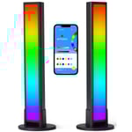 Smart LED-ljuslist - RGB-lampa med flera ljuseffekter och musiklägen Ljus-TV-bakgrundsbelysning/rumsdekoration/skrivbord/speltillbehör