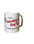 Personalised Valentine’s Day Gift Mug. Add The Photo And Name. Valentines Mugs.