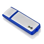Bestland Blue 8GB USB Flash Drive Voice Recorder Digital Audio Recording Dictaphone Aluminium Memory Stick