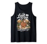 Leave No Trace America's National Parks Funny Bigfoot Tank Top