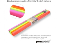 Polsirhurt Blotting paper, fluo mix, 5 colors, 50x200, 5 pcs