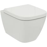 Ideal Standard i.life S vägghängd toalett, utan spolkant, rengöringsvänlig, vit