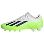 adidas X Crazyfast.3 Football Shoes (Multi Ground), FTWR White/core Black/Lucid Lemon, 10 UK
