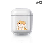 For Apple Airpods Hard Pc Case Transparent 42