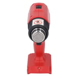 (Red)Cordless Heat Gun Hot Air Gun Portable Handheld Adjustable Temperature