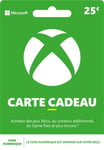 Code de téléchargement Xbox carte cadeau monnaie virtuelle 25€