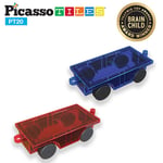 Picasso Tiles Tågvagnar Set 2 bitar Car Truck PT20