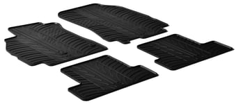 Gummimattor lampliga for Renault Megane III från 2008 TDesign 4delad