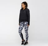 Women's Nike Epic Run Power Running Tights Sz S Pure Platinum Black 831650 010