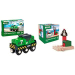 BRIO World - Freight Battery Engine & World Magnetic Bell Signal for Kids Age 3 Years and Up, Compatible with all BRIO Train Sets
