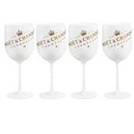 480 ml Moët Champagneflöjter Glas Plast Akryl Champagne Glas Vinglas WHITE 4PCS