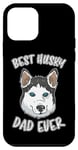 Coque pour iPhone 12 mini Best Husky Dad Ever Vater Chien Papa Sibérian Husky