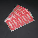 Nail Polish Protector 50PCS Disposable Peel Off Sticker U-Shape Tape For Nail