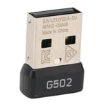 USB-mottagare 2.4GHz Trådlös Stabil Signal Liten Bärbar Hållbar ABS Metall Musadapter för G502 LIGHTSPEED Mus