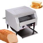 Electric Conveyor Toaster | Commercial Conveyor Toaster Countertop Toasting Machine | 2240W Toasts 450 Slices an Hour | Suitable for Home Restaurant Cafe Shops | Stainless Steel
