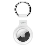 Epico Silikon Deksel til AirTag m. Nøkkelring - Hvit