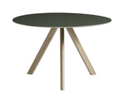 Copenhague Table CPH20 120 cm - Soaped Oak/Green Linoleum