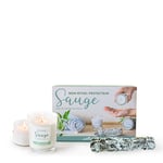 Aromandise presentförpackning M. Sage (sojaljus, massageljus och salvia) - 1 Stk
