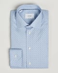 Eton Slim Fit Signature Twill Printed Shirt Light Blue