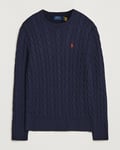 Polo Ralph Lauren Cotton Cable Pullover Hunter Navy