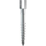 4 st Stavrex 65 x 600 mm jordskruv med 3&quot; stolpsko, 1:20 maskin