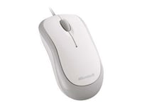 Microsoft Basic Optical Mouse - Souris - droitiers et gauchers - optique - 3 boutons - filaire - USB - blanc