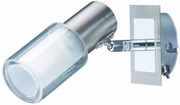 Plafonnier Applique 1 ou 2 satin lampe variante de nickel Briloner 2399, Anzahl Strahler:1x Strahler