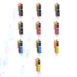 kompatible Canon CLI-531 combo pack 10 stk bläckpatron (125 ml)