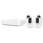 Kit vidéosurveillance ip 4 caméras KIT-4-FN8108H-X5-W
