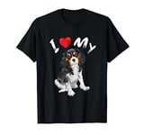 I Love My Black & Tan Cavalier King Charles Spaniel Lover T-Shirt
