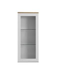 TENZO Vitrine en Verre Dot, vitrine Murale, Armoire Murale avec 1 Porte, Armoire multimédia pour Mur, Design scandinave