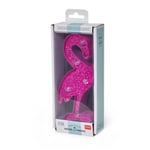 Mini Lampa, Flamingo med glitter