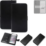 phone Case Wallet Case for Asus Zenfone 10 Mobile phone protection black