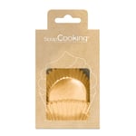 ScrapCooking - Muffinsform 48-pack guld